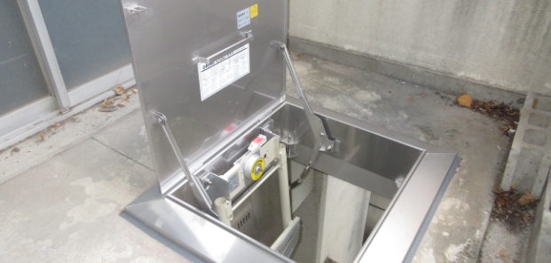 避難器具／金属製避難はしご 施工後